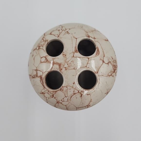 Vintage Croscill Cotswold Roses Toothbrush Holder Shabby Chic - Picture 8 of 9